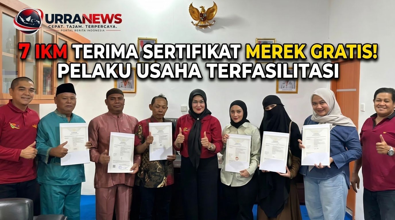 7 IKM Tanjungpinang Raih Sertifikat Hak Merek Gratis dari Kemenperin