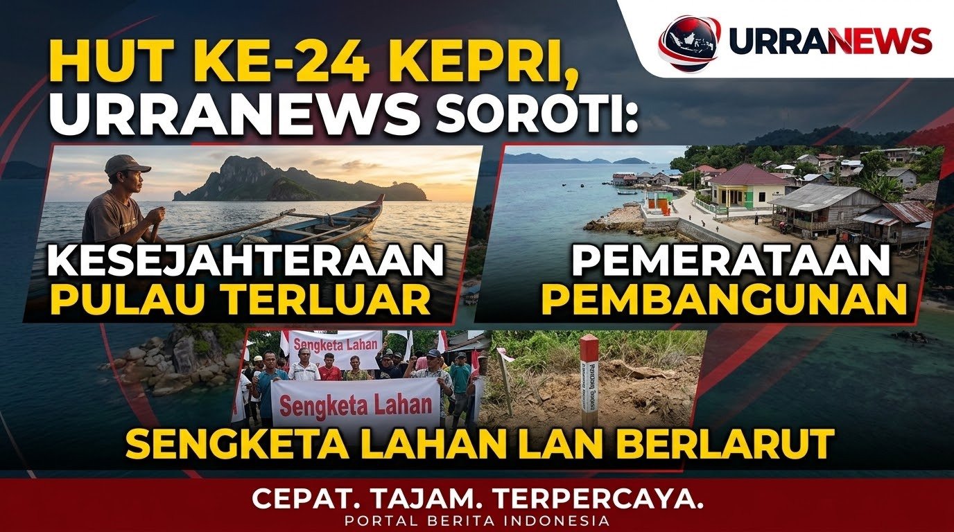 HUT ke-24 Kepri, URRANEWS Soroti Pemerataan Pembangunan, Sengketa Lahan hingga Kesejahteraan Pulau Terluar