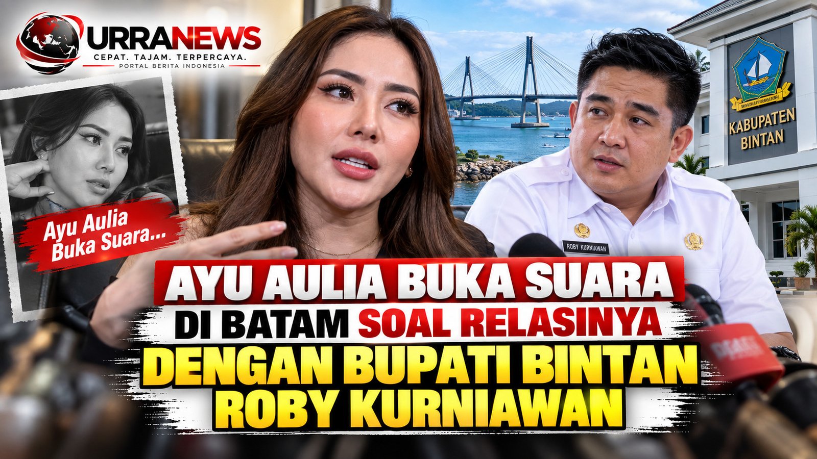 Ayu Aulia Ungkap Versi Relasi dengan Bupati Bintan Roby Kurniawan di Forum Pemred PWI Kepri