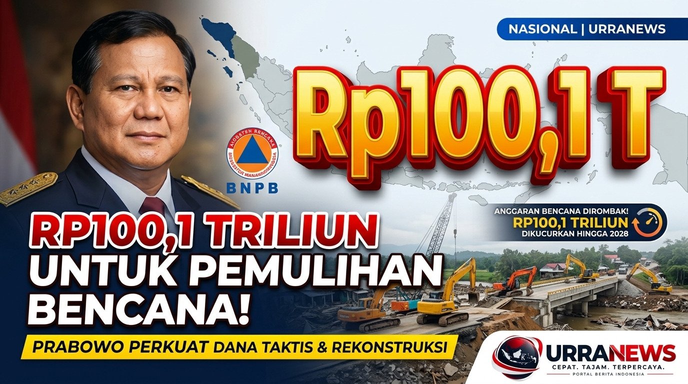 Prabowo Rombak Strategi Anggaran Bencana: Rp100,1 Triliun untuk Pemulihan, Dana Taktis Dipercepat