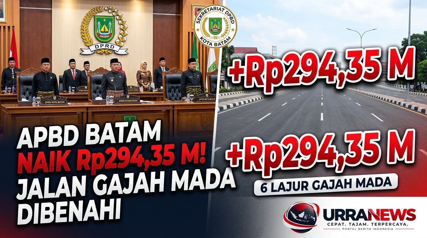 DPRD Batam Sahkan Perubahan APBD 2026, Belanja Naik Rp294,35 Miliar