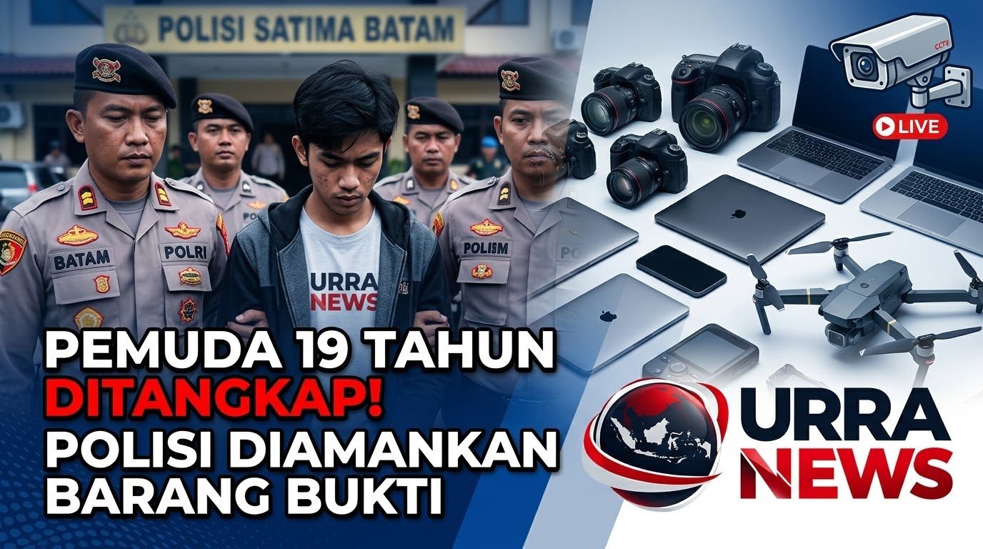 Polisi Ringkus Pemuda 19 Tahun Usai Bobol Ruko di Harbour Bay Batam, Kamera hingga Drone Diamankan