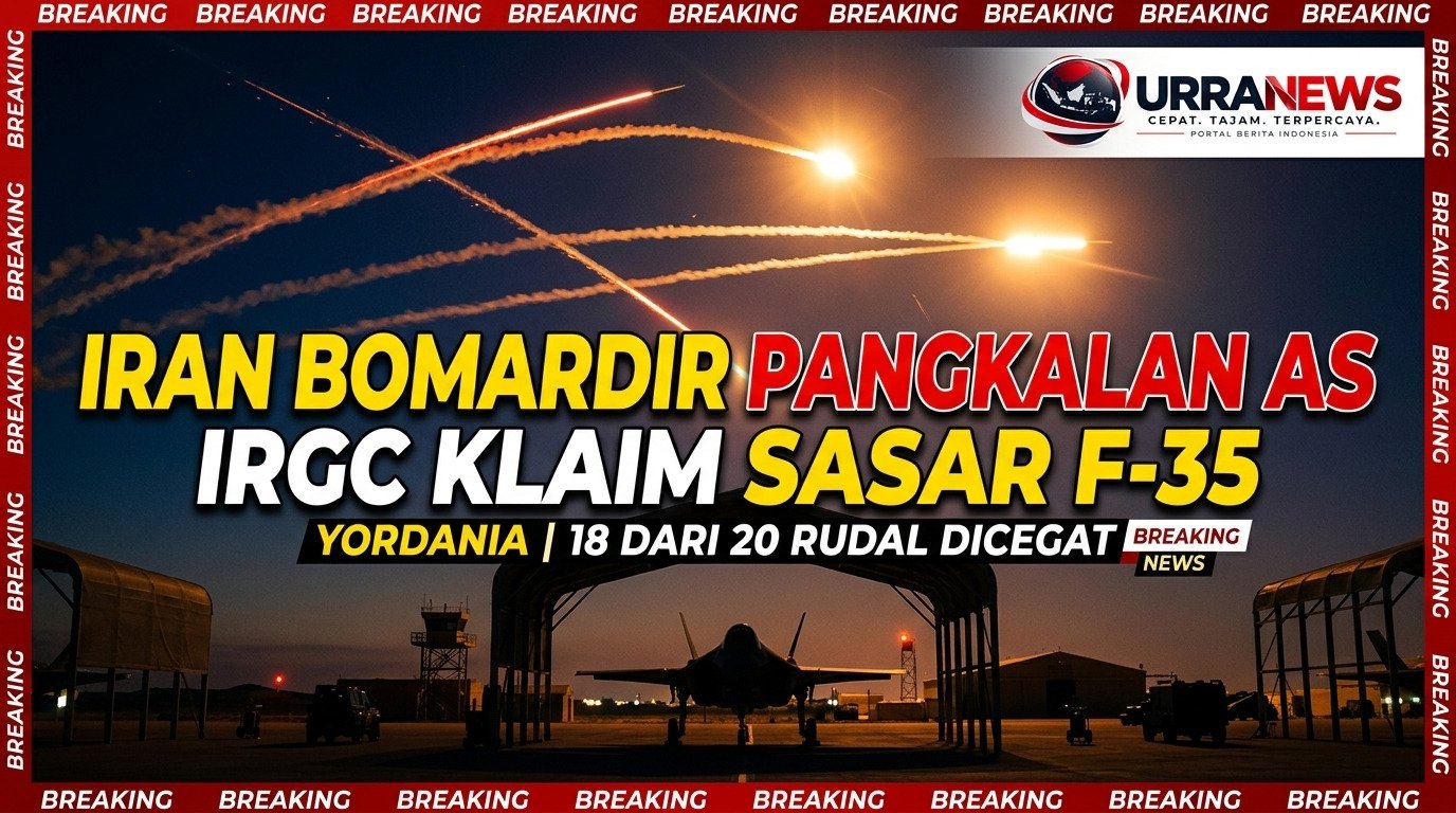 Iran Bombardir Pangkalan AS di Yordania, IRGC Klaim Sasar F-35