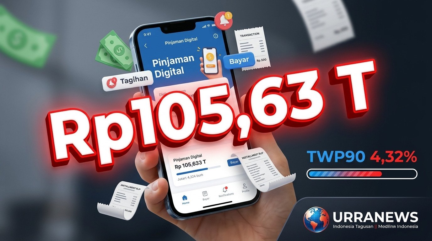 Pinjol Indonesia Tembus Rp105,63 Triliun, Risiko Kredit Macet Naik Jadi 4,32%