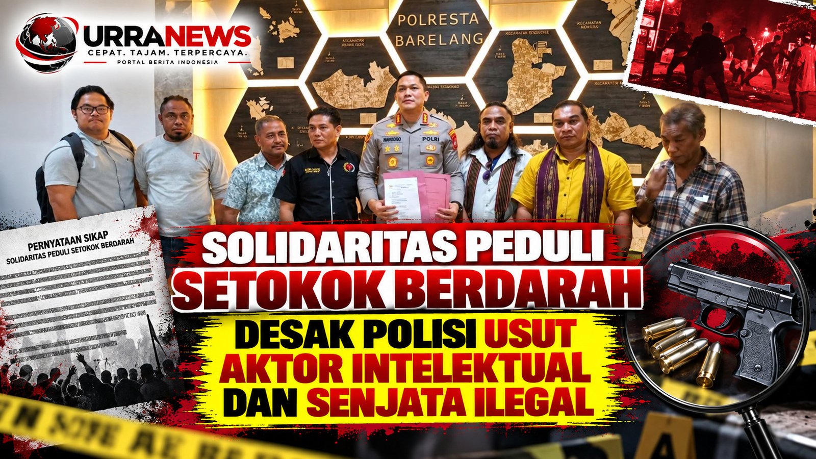 Solidaritas Peduli Setokok Berdarah Desak Polisi Usut Aktor Intelektual dan Senjata Ilegal