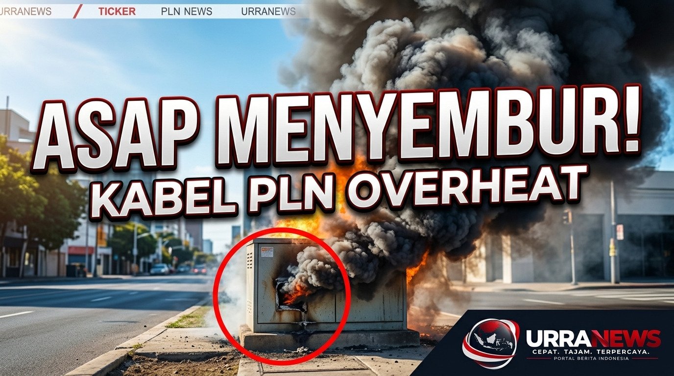 Heboh Asap Menyembur dari Bawah Tanah di Pasar Baru, Ternyata Kabel PLN Overheat