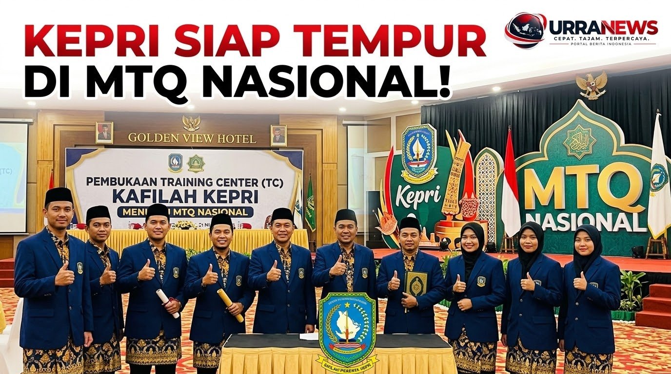 56 Kafilah Kepri Ikuti TC MTQ Nasional, Target Masuk Lima Besar di Semarang