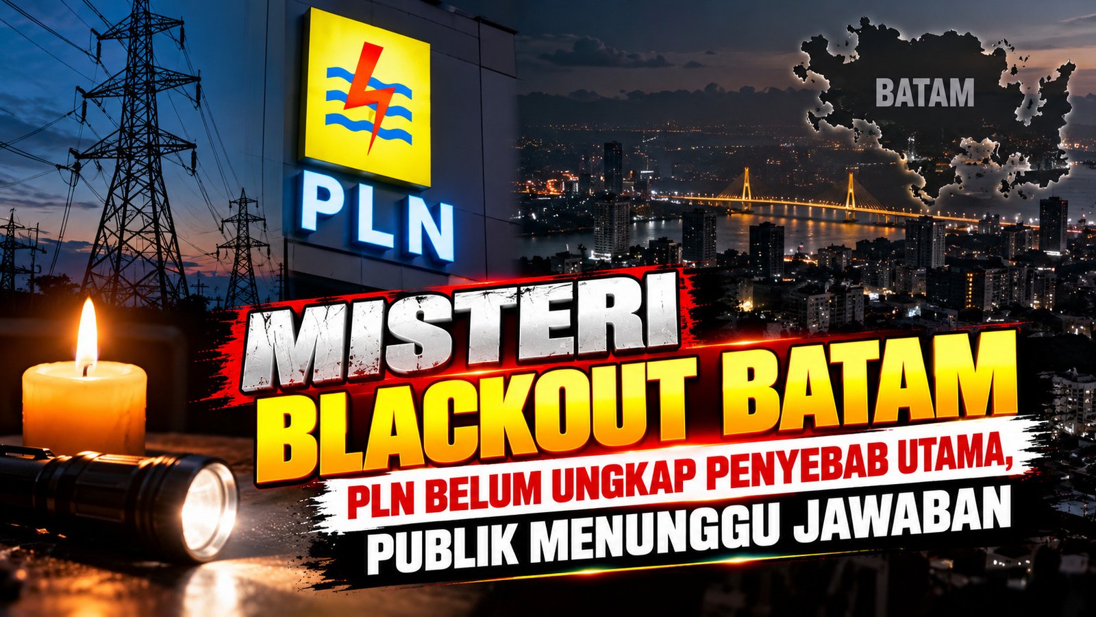 Listrik Batam Padam Meluas, Gangguan Teknis atau Ketahanan Sistem Perlu Dievaluasi?