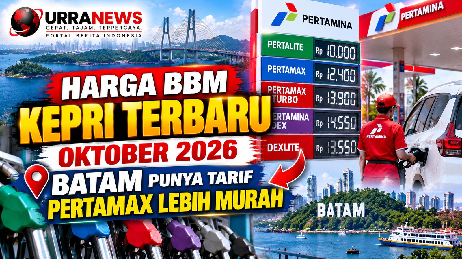 Harga BBM Kepri Terbaru Oktober 2026, Batam Punya Tarif Pertamax Lebih Murah